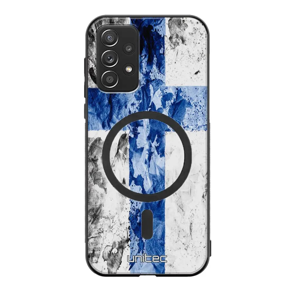 Samsung Galaxy A52s suojakuoret - Painted Finnish Flag