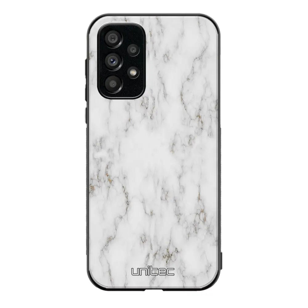 Samsung Galaxy A53 marmori suojakuoret - White Marble - Ei