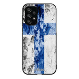 Samsung Galaxy A53 suojakuoret - Painted Finnish Flag - Ei