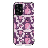 Samsung Galaxy A53 suojakuoret - Purple Teddy Bear - Ei