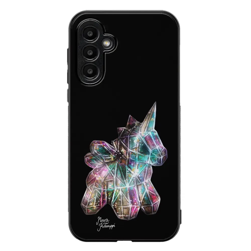 Samsung Galaxy A55 unicorn suojakuoret - Musta - Noora Kämppi - Ei