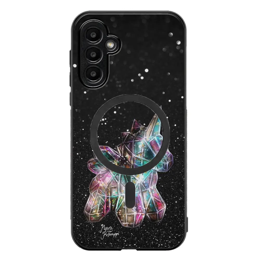 Samsung Galaxy A55 unicorn suojakuoret - Valkoinen - Noora Kämppi