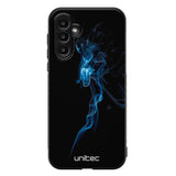 Samsung Galaxy A56 suojakuoret - Blue Smoke On Black - Ei