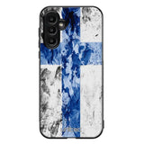Samsung Galaxy A56 suojakuoret - Painted Finnish Flag - Ei