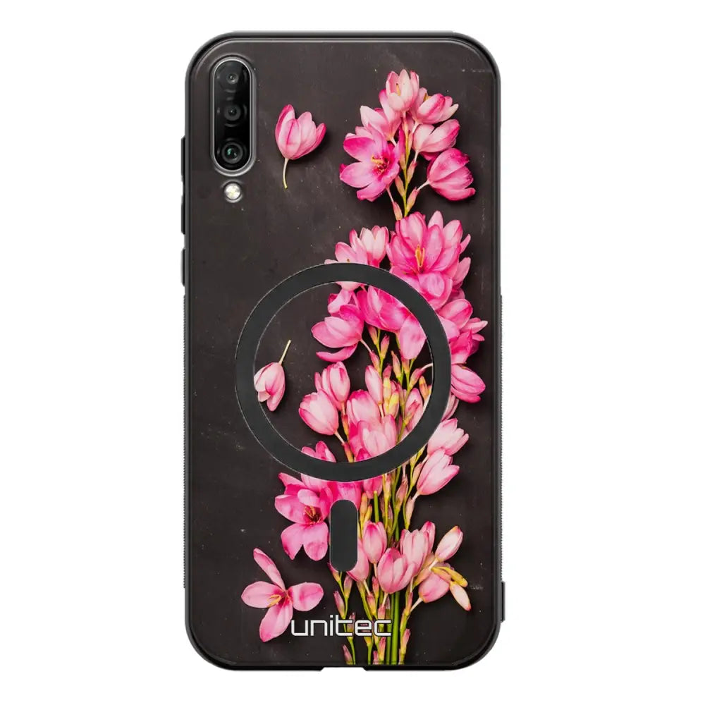 Samsung Galaxy A70 kukka suojakuoret - Pink Flowers