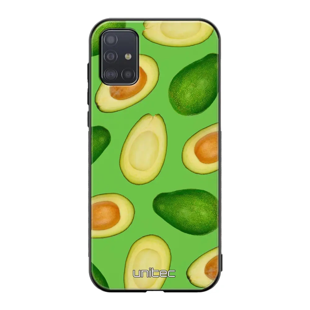 Samsung Galaxy A71 hedelmä suojakuoret - Avocados - Ei