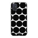 Samsung Galaxy A71 pallo suojakuoret - Musta Pallo - Ei