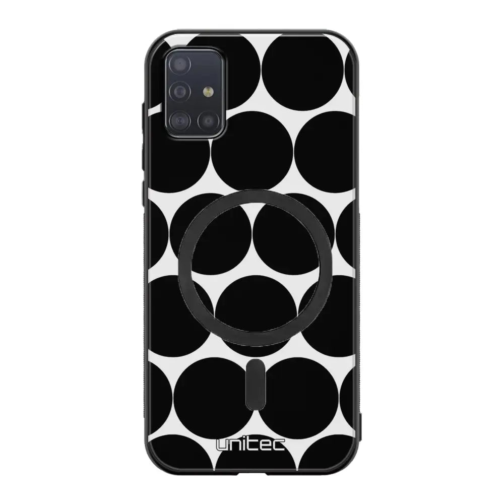 Samsung Galaxy A71 pallo suojakuoret - Musta Pallo