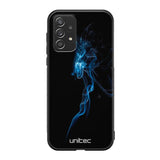 Samsung Galaxy A72 suojakuoret - Blue Smoke On Black - Ei