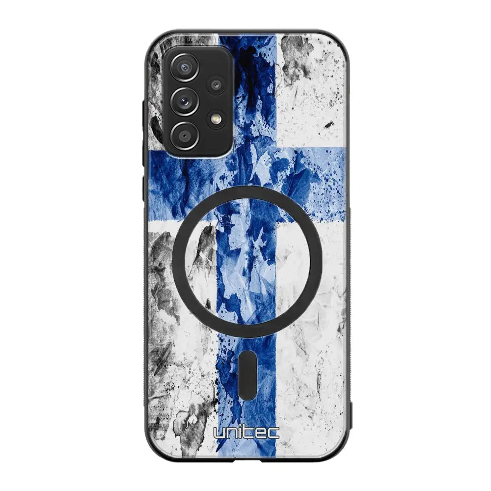 Samsung Galaxy A72 suojakuoret - Painted Finnish Flag