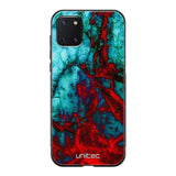 Samsung Galaxy Note 10 Lite marmori suojakuoret - Blue Red Marble - Ei