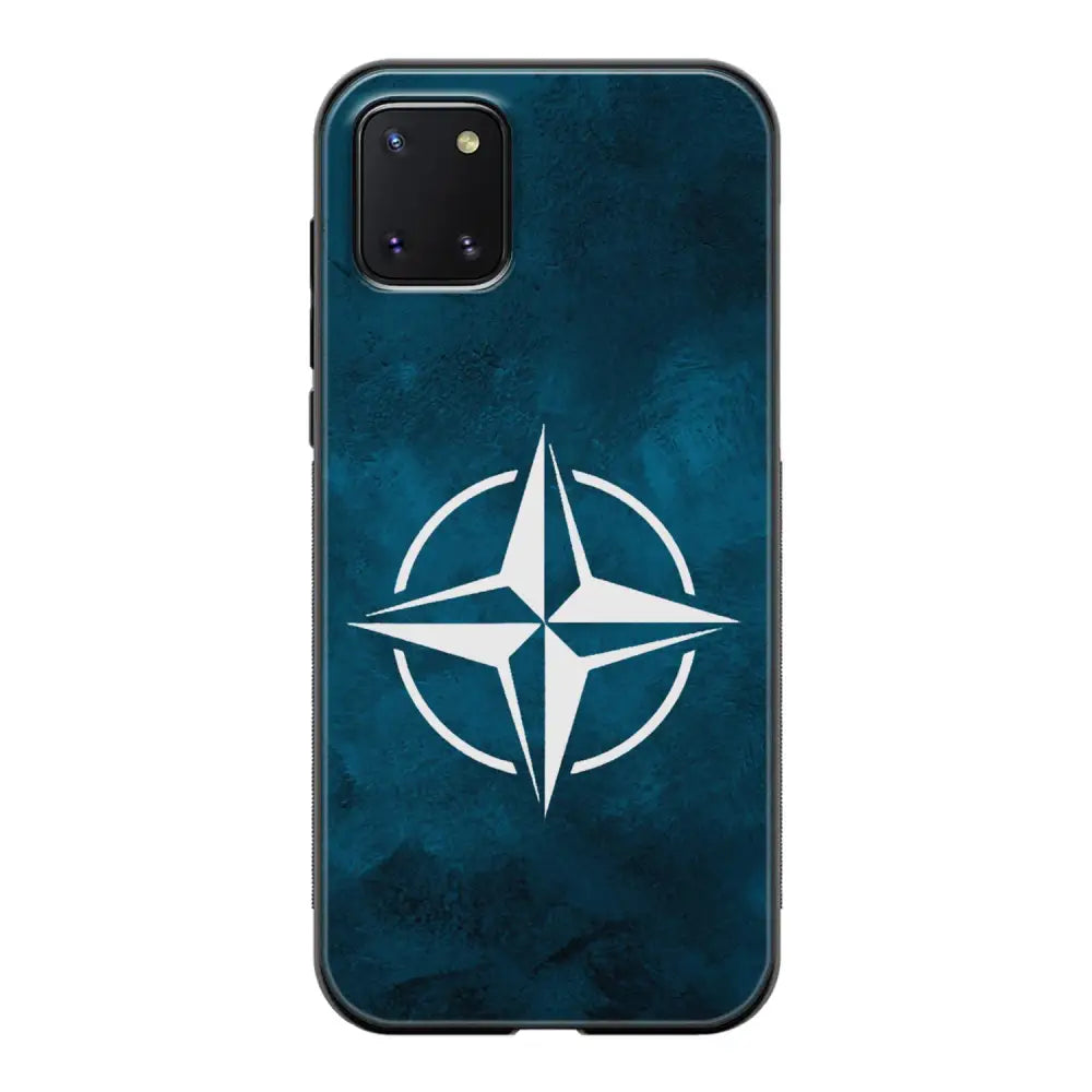 Samsung Galaxy Note 10 Lite nato suojakuoret - Sininen - Ei