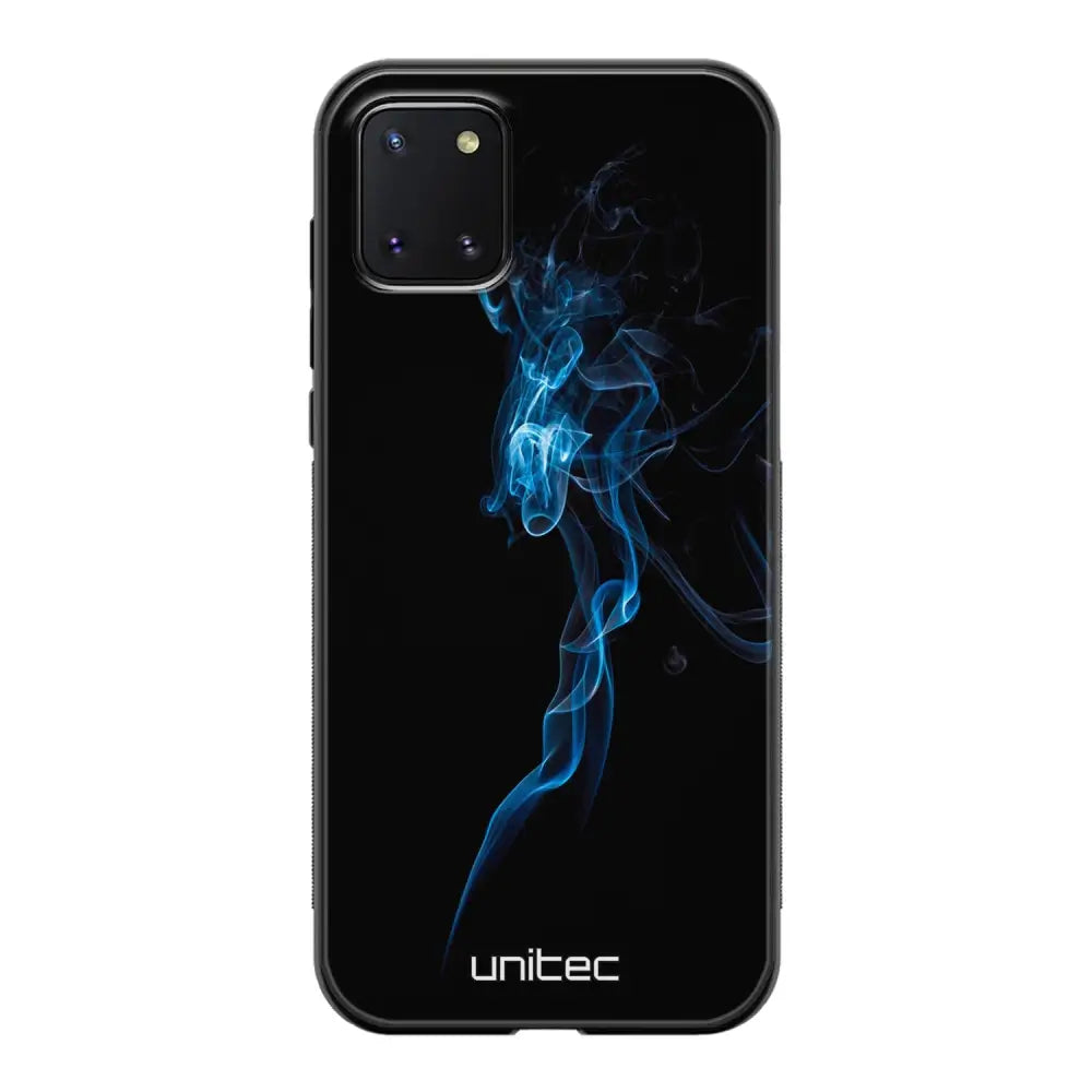 Samsung Galaxy Note 10 Lite suojakuoret - Blue Smoke On Black - Ei
