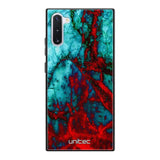 Samsung Galaxy Note 10 marmori suojakuoret - Blue Red Marble - Ei
