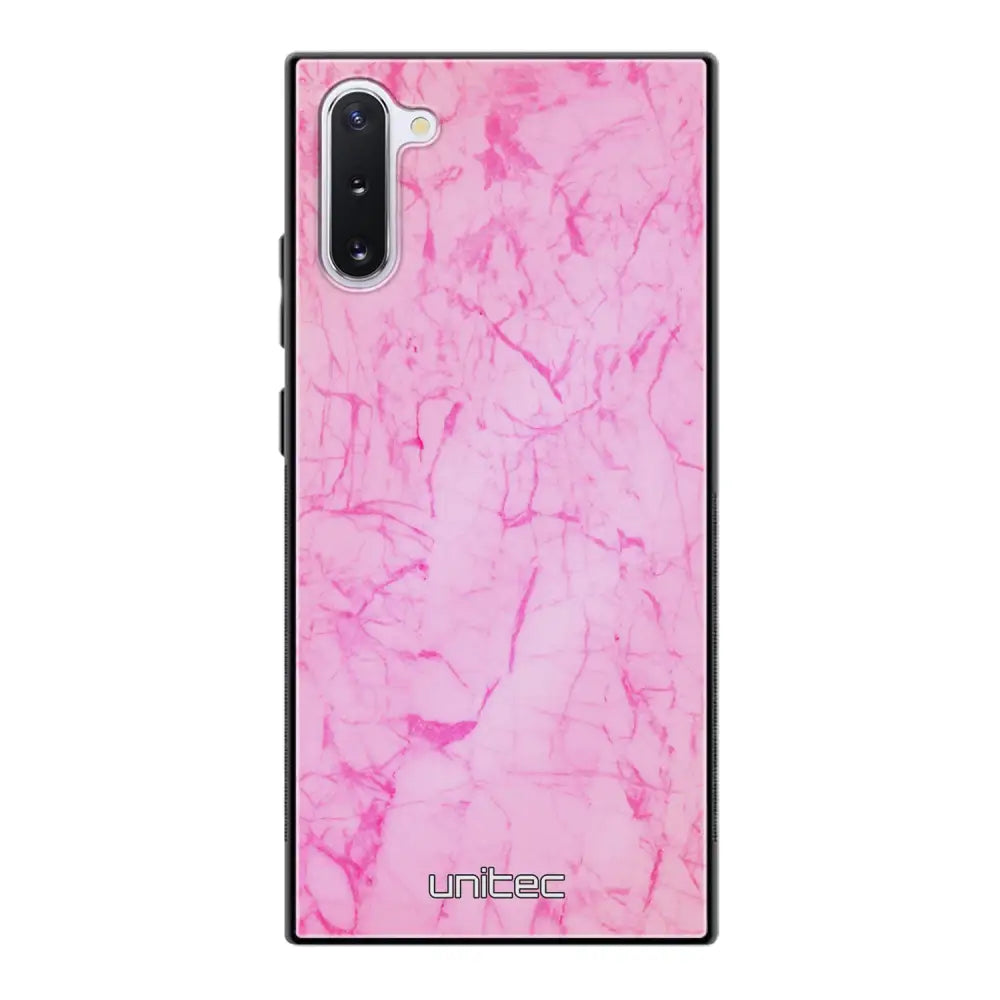 Samsung Galaxy Note 10 marmori suojakuoret - Light Pink Marble - Ei