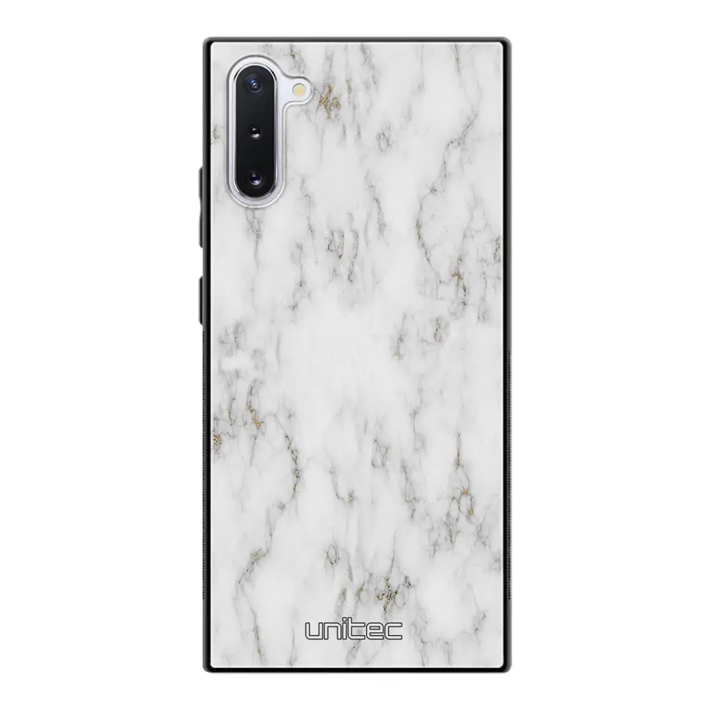 Samsung Galaxy Note 10 marmori suojakuoret - White Marble - Ei