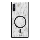 Samsung Galaxy Note 10 marmori suojakuoret - White Marble