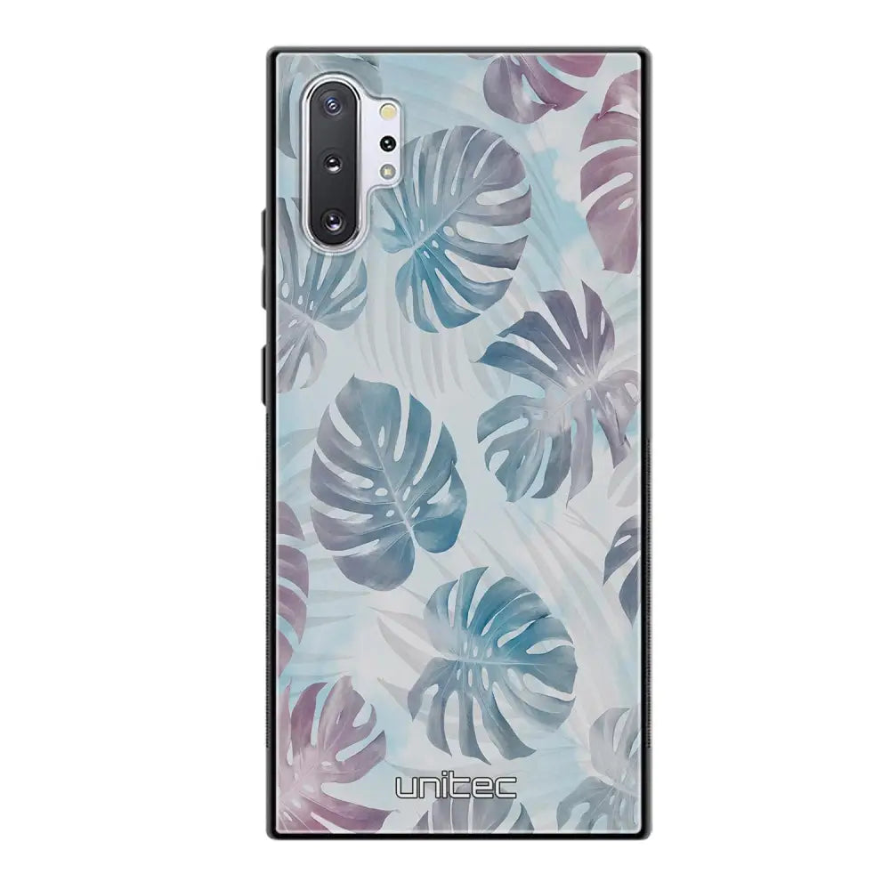 Samsung Galaxy Note 10 Plus kukka suojakuoret - Monstera Texture - Ei