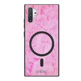 Samsung Galaxy Note 10 Plus marmori suojakuoret - Light Pink Marble