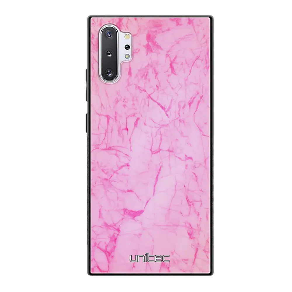 Samsung Galaxy Note 10 Plus marmori suojakuoret - Light Pink Marble - Ei