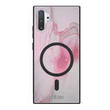 Samsung Galaxy Note 10 Plus marmori suojakuoret - Pink Pok Rie