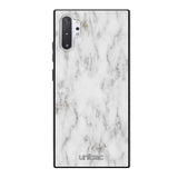 Samsung Galaxy Note 10 Plus marmori suojakuoret - White Marble - Ei