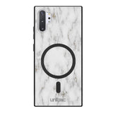 Samsung Galaxy Note 10 Plus marmori suojakuoret - White Marble