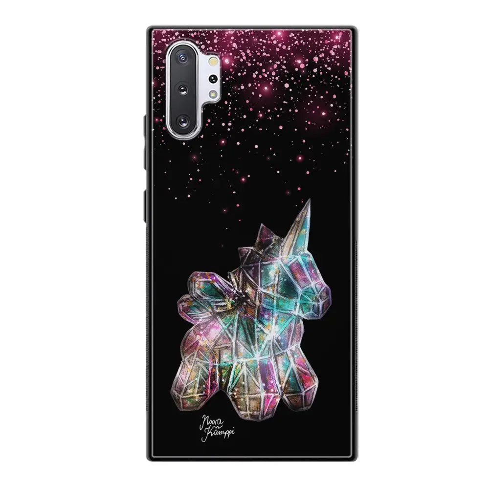 Samsung Galaxy Note 10 Plus unicorn suojakuoret - Pinkki - Noora Kämppi - Ei
