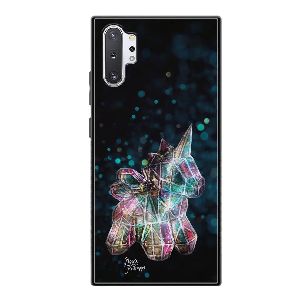 Samsung Galaxy Note 10 Plus unicorn suojakuoret - Sininen - Noora Kämppi - Ei