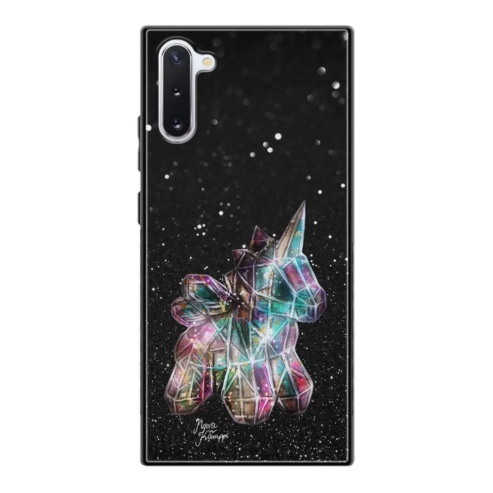 Samsung Galaxy Note 10 unicorn suojakuoret - Valkoinen - Noora Kämppi - Ei