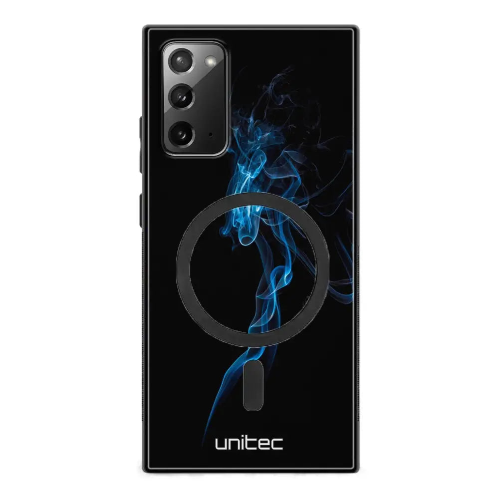 Samsung Galaxy Note 20 suojakuoret - Blue Smoke On Black