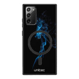 Samsung Galaxy Note 20 suojakuoret - Blue Smoke On Black