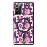 Samsung Galaxy Note 20 suojakuoret - Purple Teddy Bear