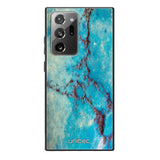Samsung Galaxy Note 20 Ultra marmori suojakuoret - Turquoise Marble - Ei