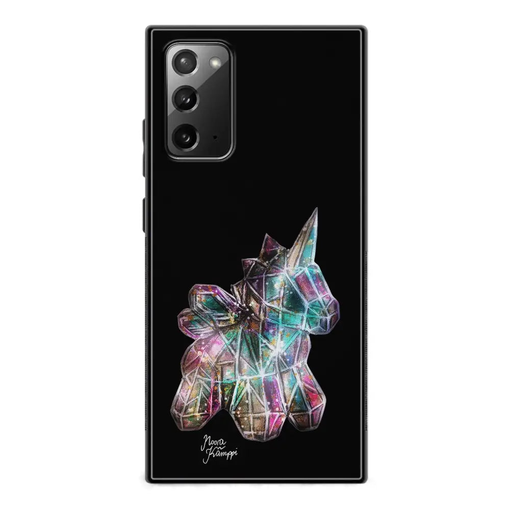 Samsung Galaxy Note 20 unicorn suojakuoret - Musta - Noora Kämppi - Ei