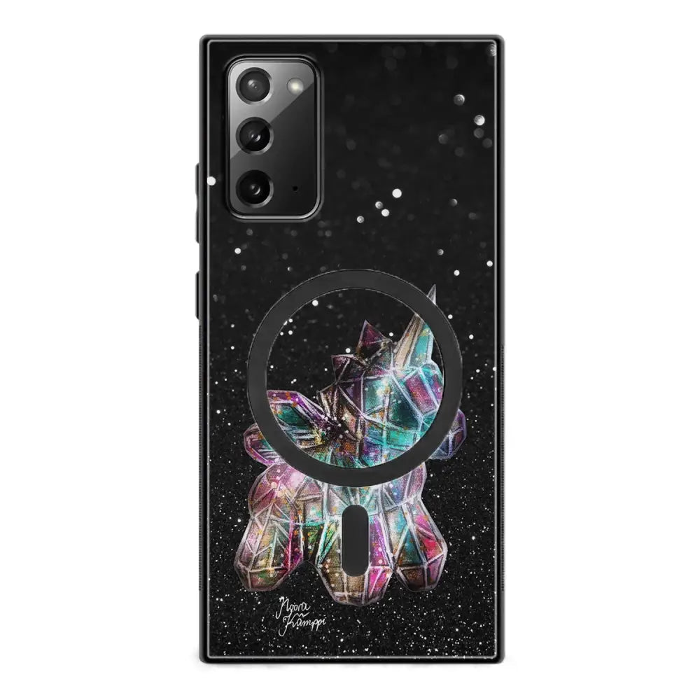 Samsung Galaxy Note 20 unicorn suojakuoret - Valkoinen - Noora Kämppi