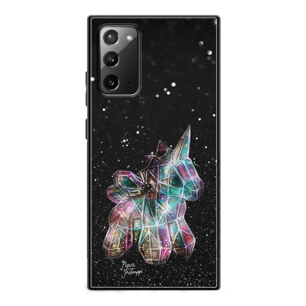 Samsung Galaxy Note 20 unicorn suojakuoret - Valkoinen - Noora Kämppi - Ei