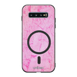 Samsung Galaxy S10 marmori suojakuoret - Light Pink Marble