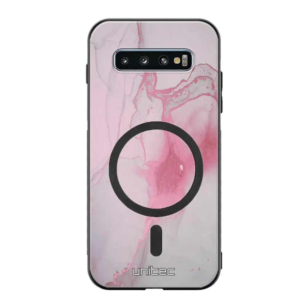 Samsung Galaxy S10 marmori suojakuoret - Pink Pok Rie