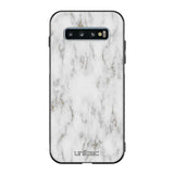 Samsung Galaxy S10 marmori suojakuoret - White Marble - Ei