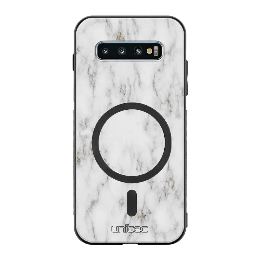 Samsung Galaxy S10 marmori suojakuoret - White Marble