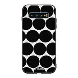 Samsung Galaxy S10 pallo suojakuoret - Musta Pallo - Ei