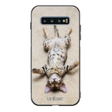 Samsung Galaxy S10 Plus kissa suojakuoret - Relaxing Cat - Ei