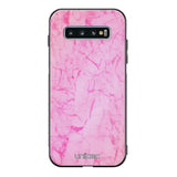 Samsung Galaxy S10 Plus marmori suojakuoret - Light Pink Marble - Ei