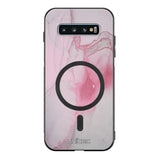 Samsung Galaxy S10 Plus marmori suojakuoret - Pink Pok Rie
