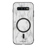 Samsung Galaxy S10 Plus marmori suojakuoret - White Marble