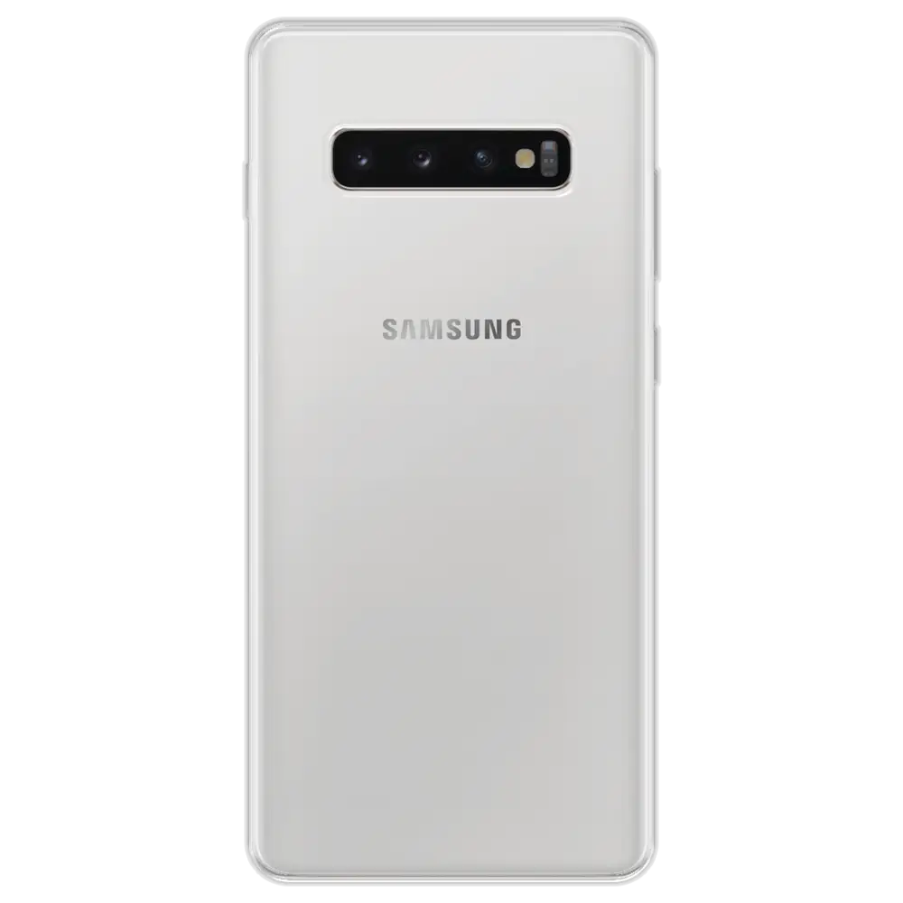 Samsung Galaxy S10 Plus Silikonikuori - Läpinäkyvä