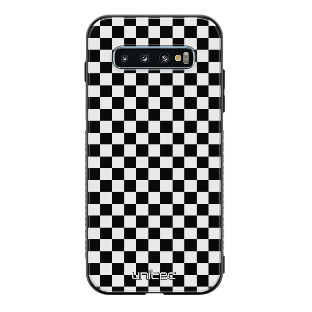 Samsung Galaxy S10 Plus suojakuoret - Black And White - Ei