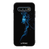 Samsung Galaxy S10 Plus suojakuoret - Blue Smoke On Black - Ei