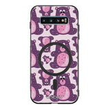 Samsung Galaxy S10 Plus suojakuoret - Purple Teddy Bear